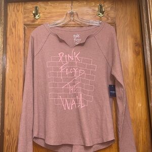 NWT LUCKY 🍀 BRAND PINK FLOYD LONG SLEEVE TEE